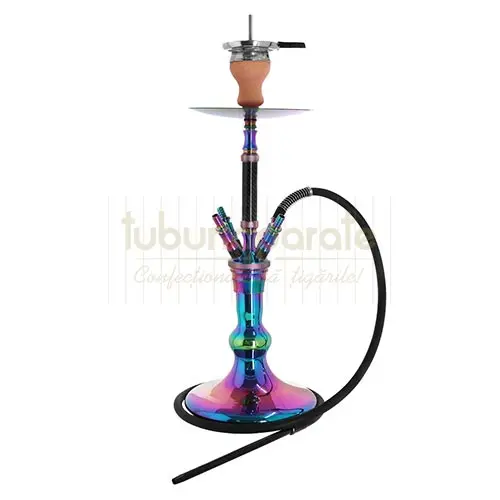 96796 Narghilea Kaya Inox Carbonia Rainbow 68 CM